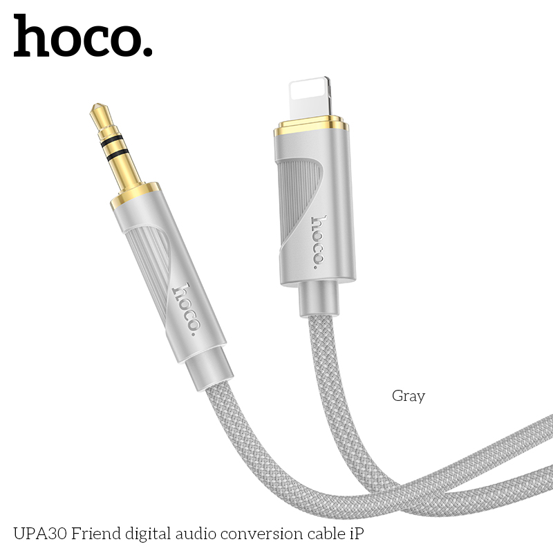 Cáp chuyển âm thanh Hoco UPA30 Lighting ra 3.5 đực