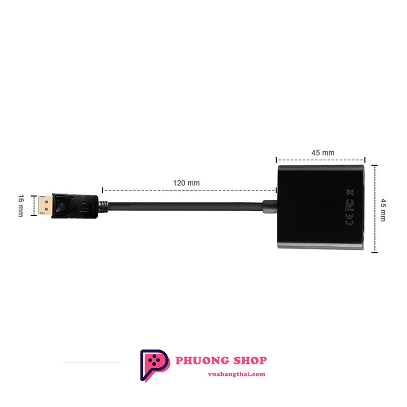 Cáp chuyển DISPLAYPORT Lớn Ra HDMI xịn