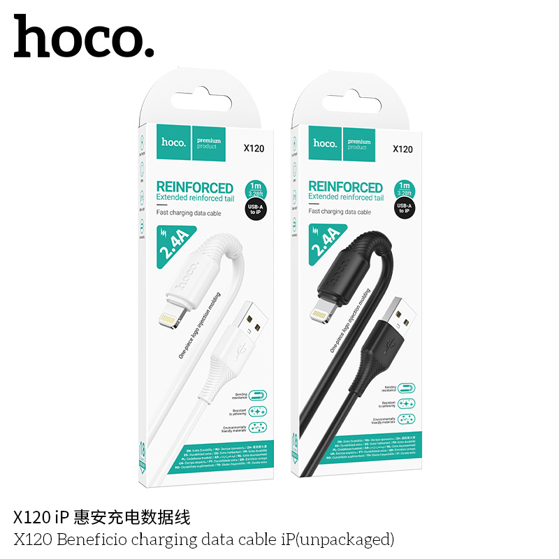 Cáp sạc Usb-Lighting Hoco X120