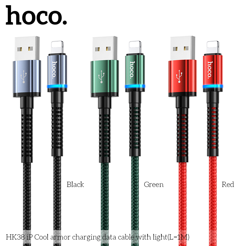 Cáp sạc Usb-Lighting Hoco HK38 1m