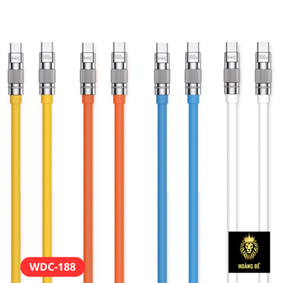 Cáp sạc TypeC-TypeC 100W WEKOME WDC-188 (2 đầu TypeC)