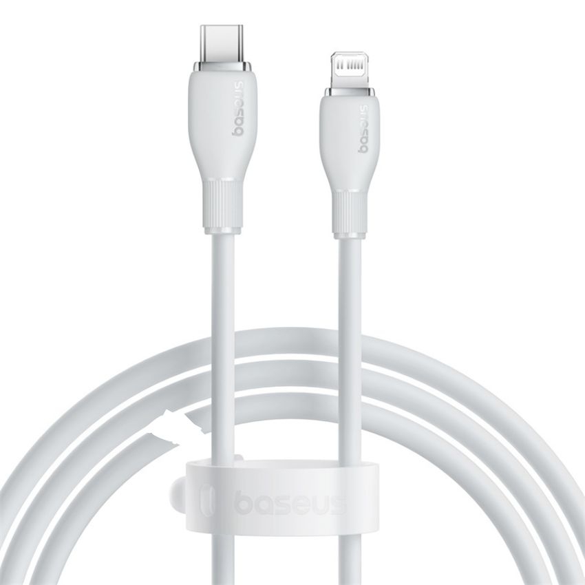 Cáp sạc TypeC-Lighting Baseus Puding  ultra fast Silicon dẽo đóng túi