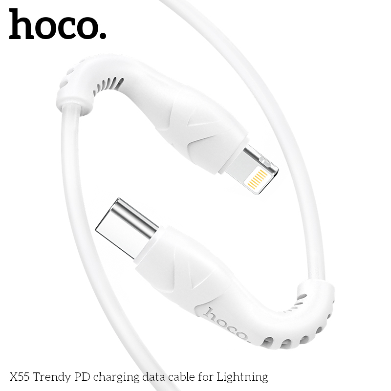 Cáp sạc TypeC-Lighting Hoco X55 20w iPhone
