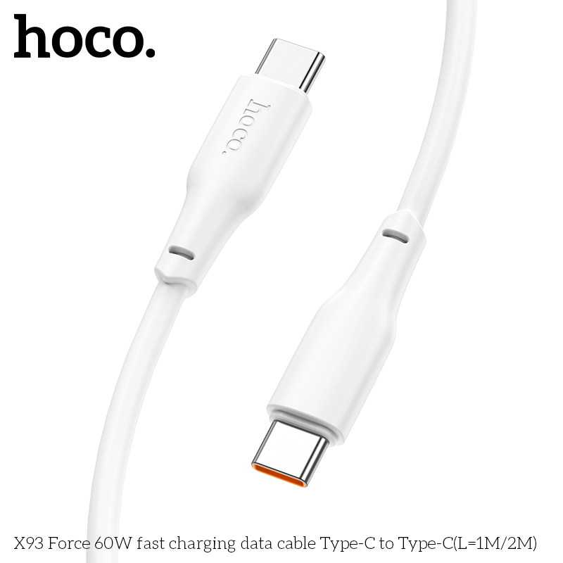 Cáp sạc TypeC-TypeC Hoco PD60w X93 2m