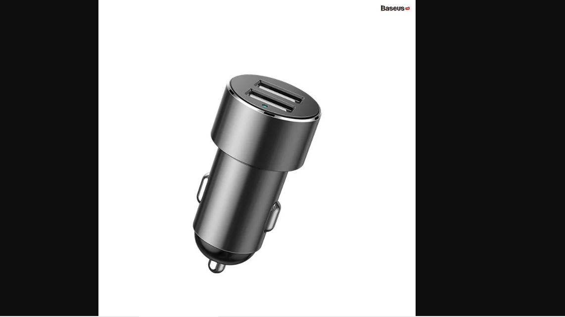 Tẩu Sạc Ô Tô Baseus High Efficiency Pro 1-for-2 Car Cigarette Lighter 30W