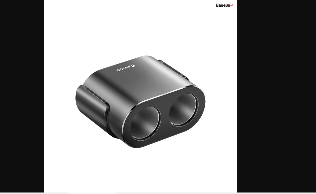 Tẩu Sạc Ô Tô Baseus High Efficiency Pro 1-for-2 Car Cigarette Lighter 30W