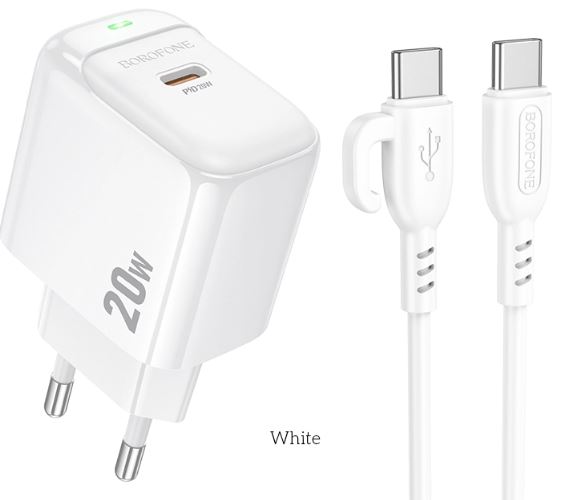 Bộ sạc TypeC-TypeC Borofone 20w BAS43A