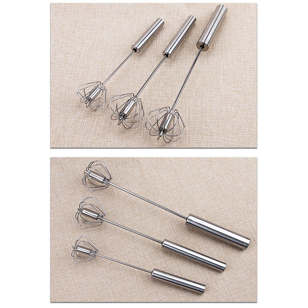 Cây đánh trứng bán tự động inox 304. 25cm