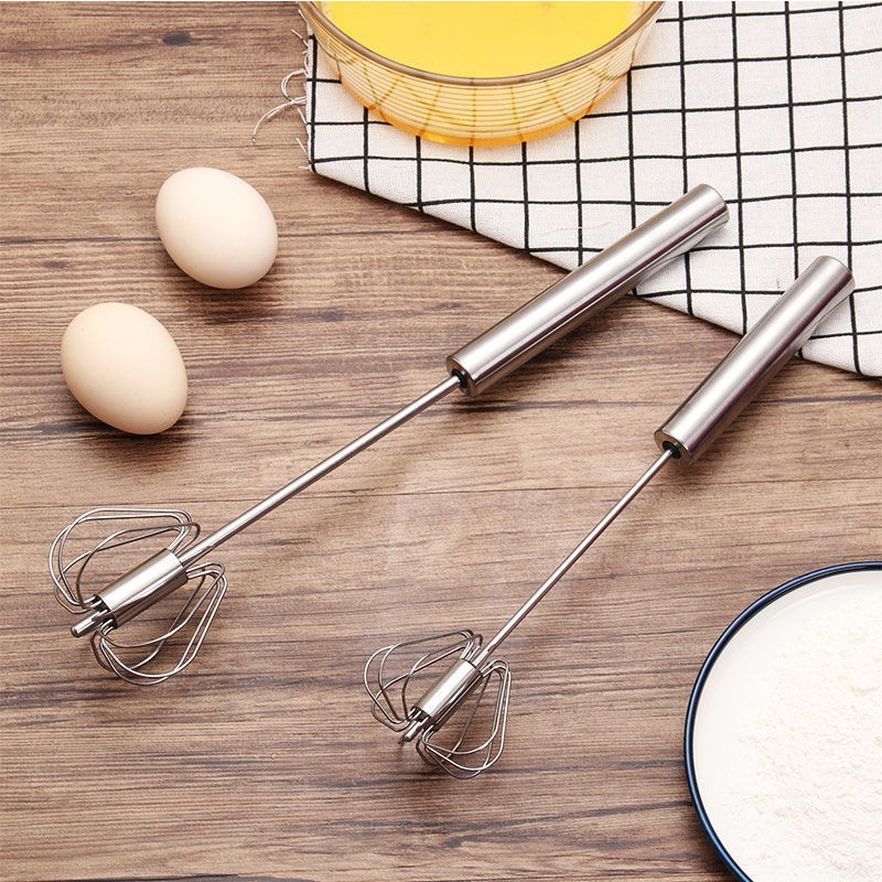 Cây đánh trứng bán tự động inox 304. 25cm