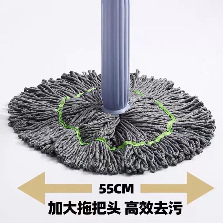 Cây Lau Nhà (Tự Vắt Có Trợ Lực) Cán Inox Mẫu Mới