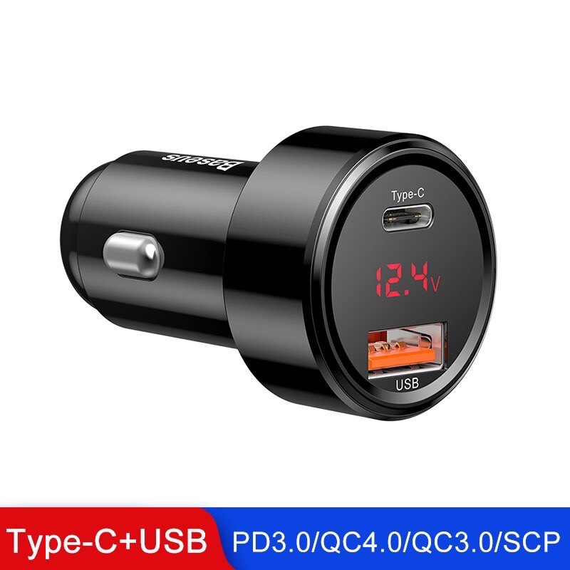 Tẩu Sạc ô tô Baseus Magic dual quick car charging of 45W