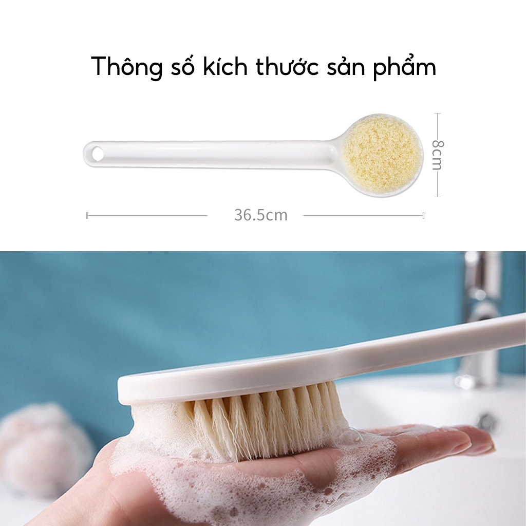 Cọ Tắm, Bàn Chải Kì Lưng Tẩy Tế Bào Chết Mềm Mịn