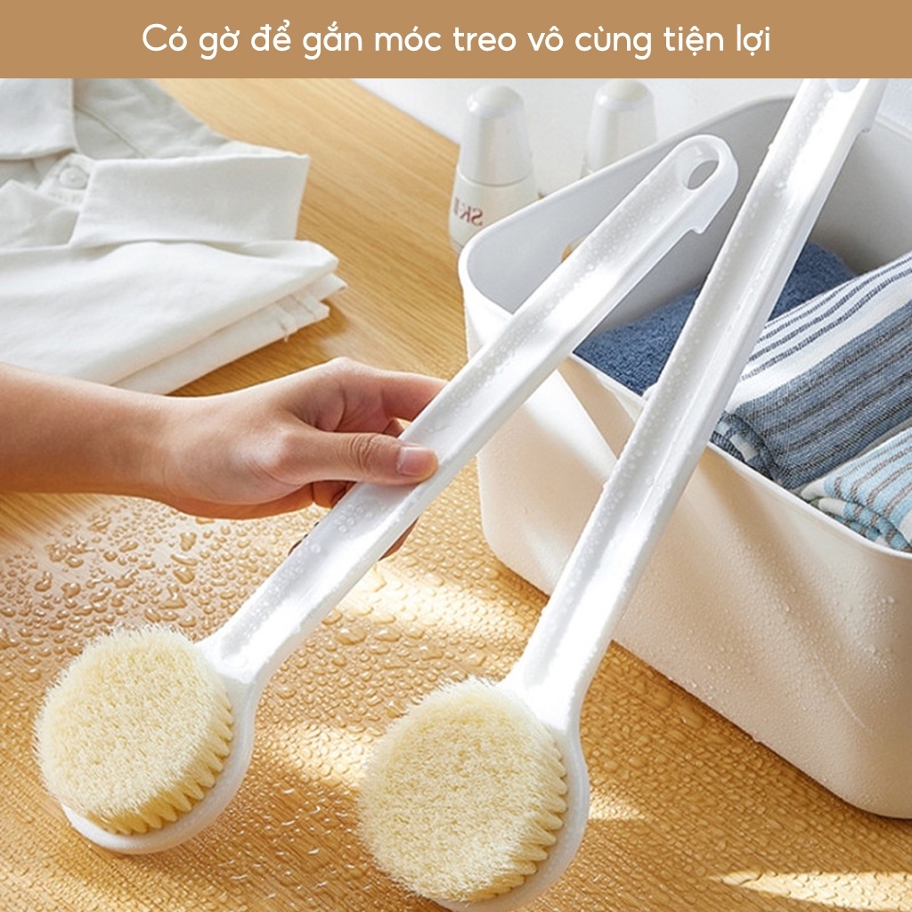 Cọ Tắm, Bàn Chải Kì Lưng Tẩy Tế Bào Chết Mềm Mịn