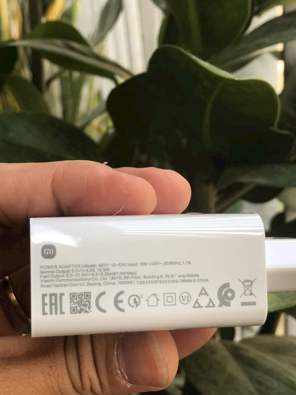 Bộ sạc Usb-TypeC Xiaomi 33w chính hãng 1 cổng