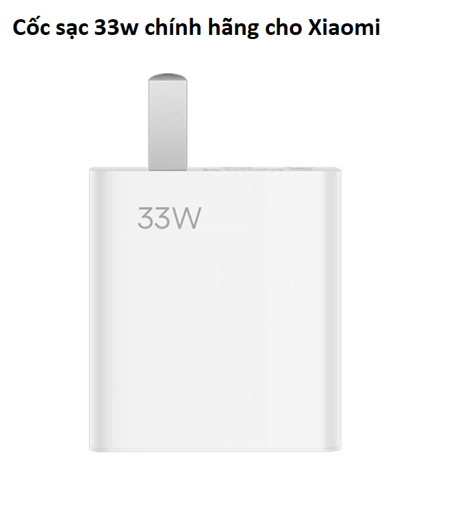 Cốc sạc USB Xiaomi 33w chính hãng