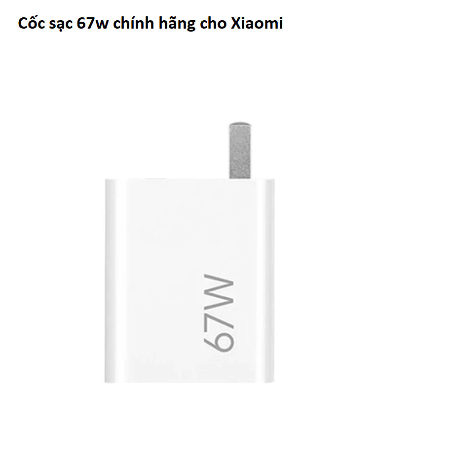 Cốc sạc USB Xiaomi 67w chính hãng