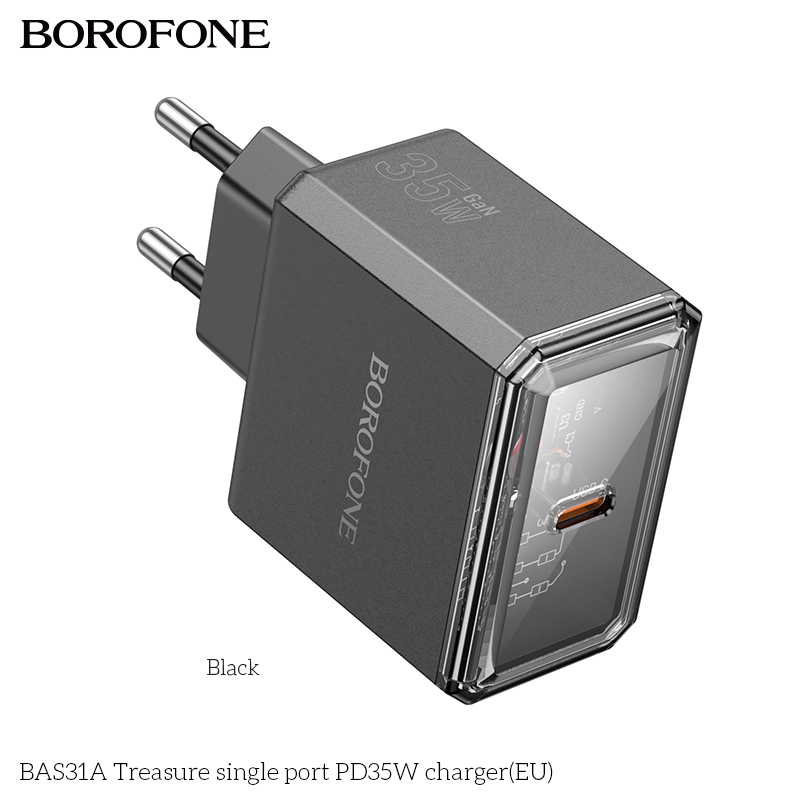 Cốc sạc TypeC Borofone BAS31A PD35w 1C