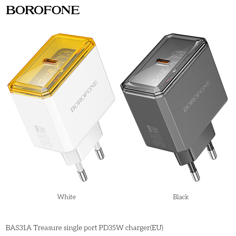 Cốc sạc TypeC Borofone BAS31A PD35w 1C