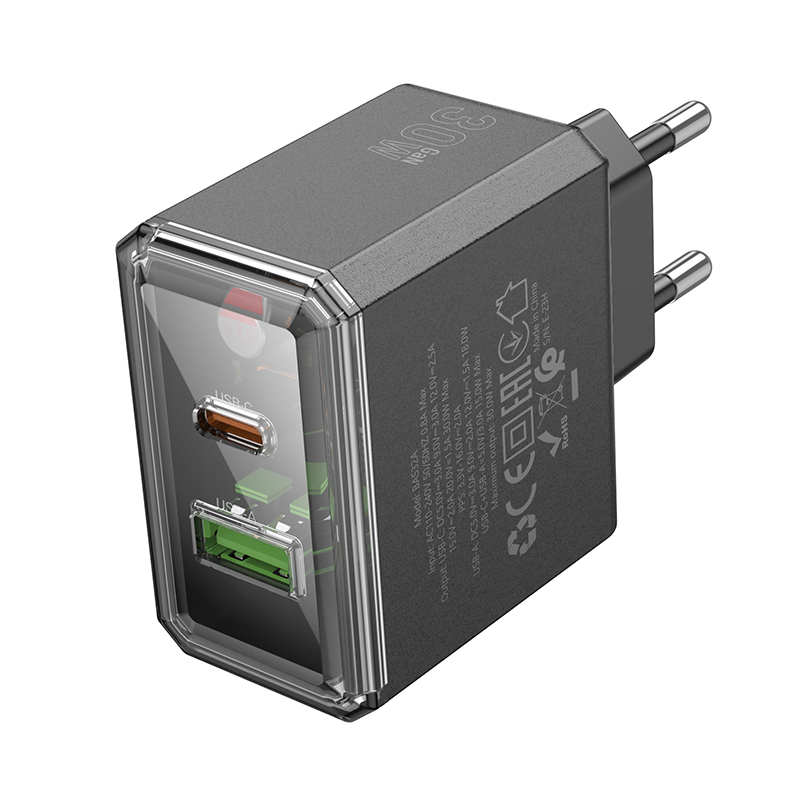 Cốc sạc 2 cổng Borofone BAS32A PD30w 1C1A