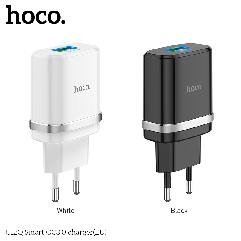 Cốc sạc Usb Hoco C12Q Smart QC3.0