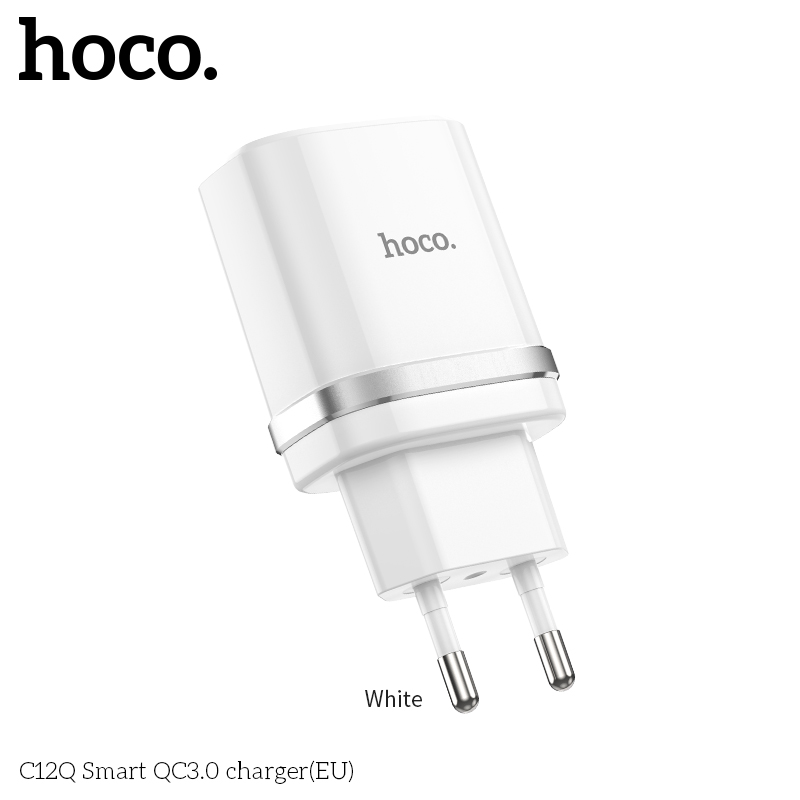 Cốc sạc Usb Hoco C12Q Smart QC3.0