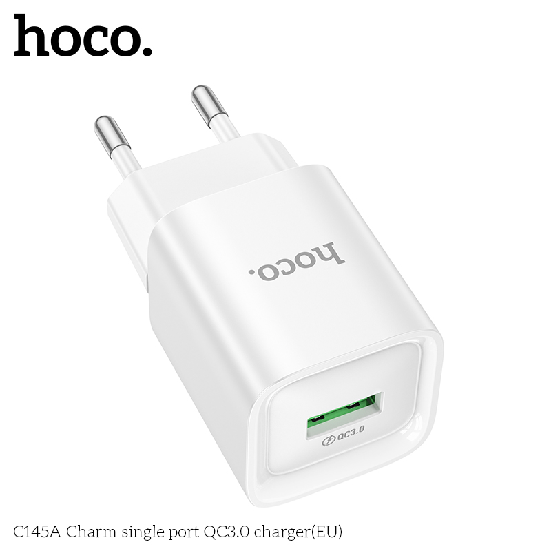 Cốc sạc USB Hoco C145A 18W