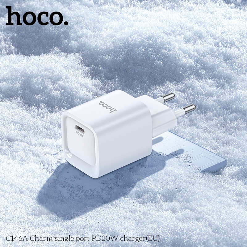 Cốc sạc TypeC Hoco C146A PD20w (1C)