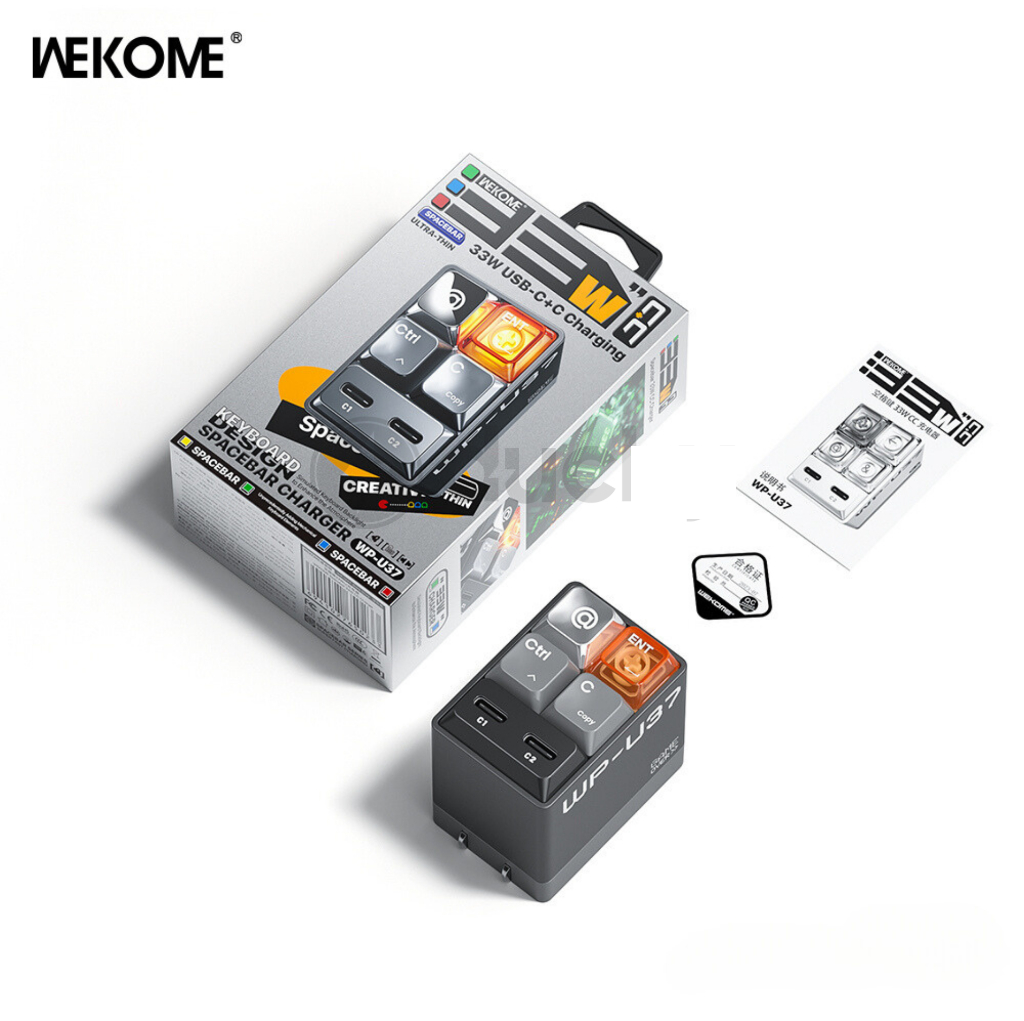 Cốc sạc 2 cổng C 33W Wekome WP-U37