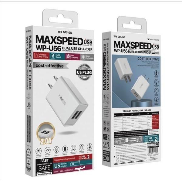 Bộ sạc Usb-Lighting Wekome U56