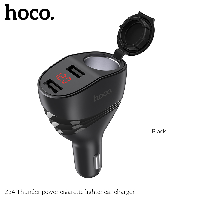 Tẩu sạc xe hơi oto Hoco Z34