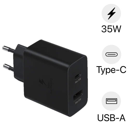 Cốc sạc 2 cổng 1U1C TA-S22 35w