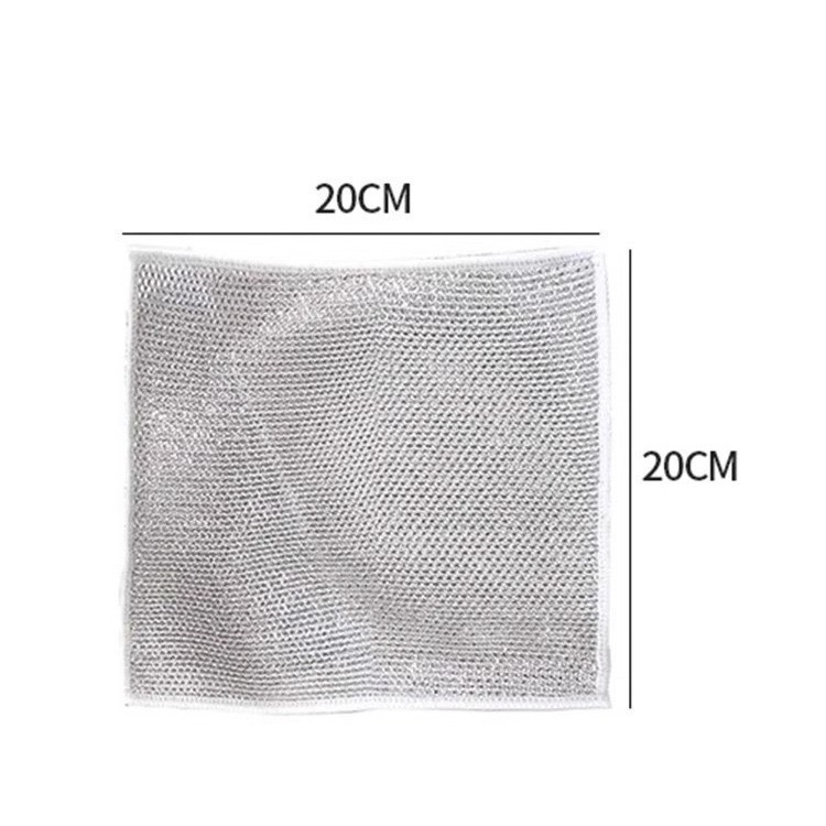 Combo 10 Khăn Rửa Chén Sợi Kim Loại