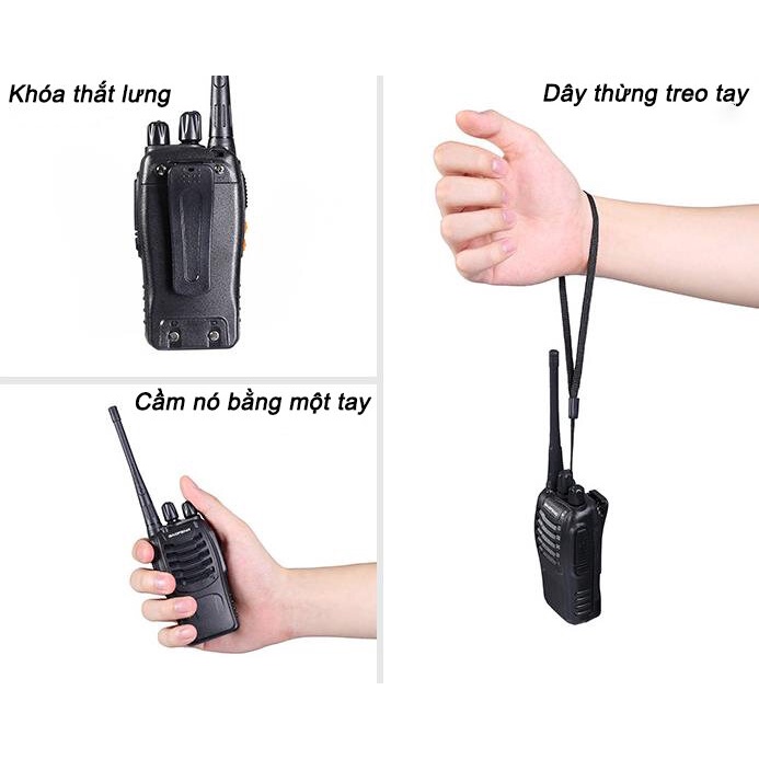 Máy Bộ đàm Baofeng S888 (hộp 1 Cái)
