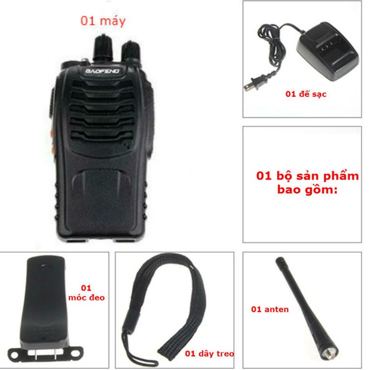 Máy Bộ đàm Baofeng S888 (hộp 1 Cái)