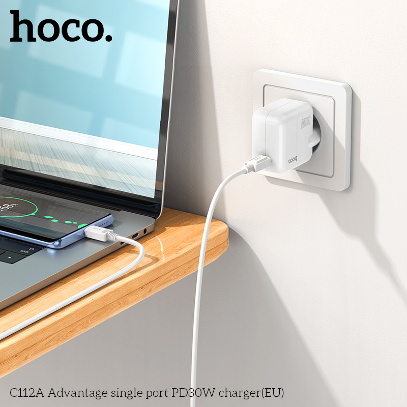 Cốc sạc TypeC Hoco C112A PD30w