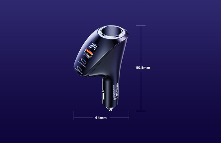 Tẩu sạc Nhanh 88.5W Xe Hơi Remax RCC339