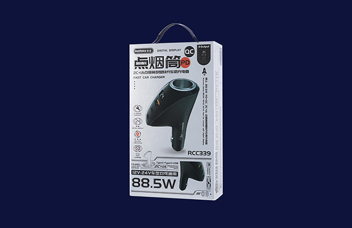 Tẩu sạc Nhanh 88.5W Xe Hơi Remax RCC339
