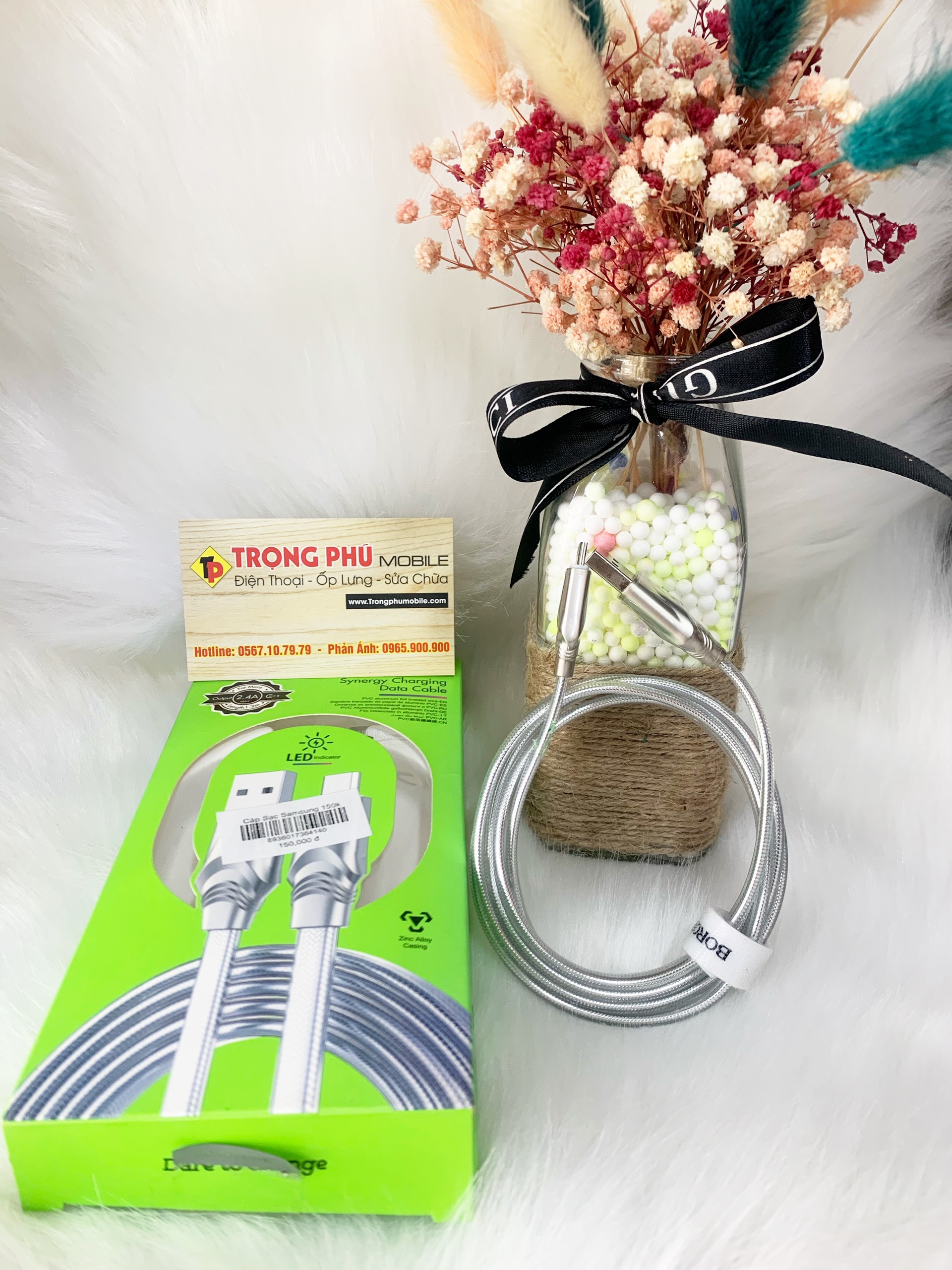 Cáp sạc Usb-Lighting BOROFONE bu12