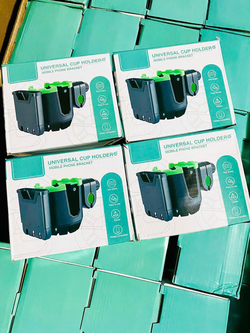 Kệ điện thoại kẹp + khay đựng chai nước cho xe đạp, xe đạp điện, xe đạp địa hình, xe đẩy trẻ em