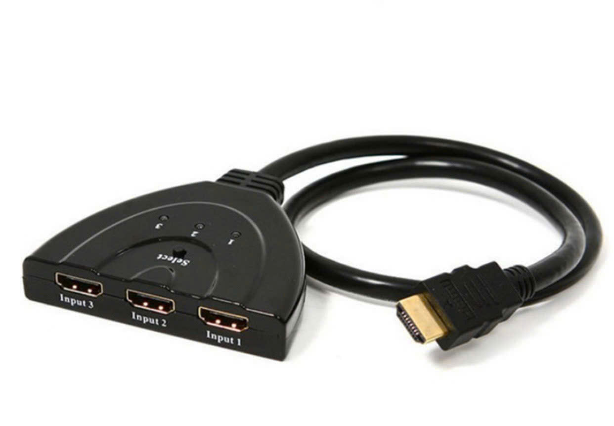 Cáp nối select 1 HDMI-3 HDIM đa năng tiêu chuẩn HDMI 1.4