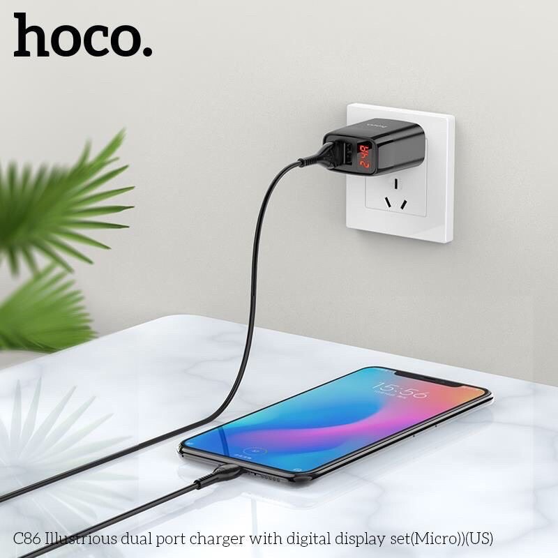 Bộ sạc Usb-Lighting Hoco C86 nhanh