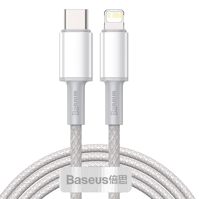 Cáp sạc TypeC-Lighting BaseusTungsten gold 20W