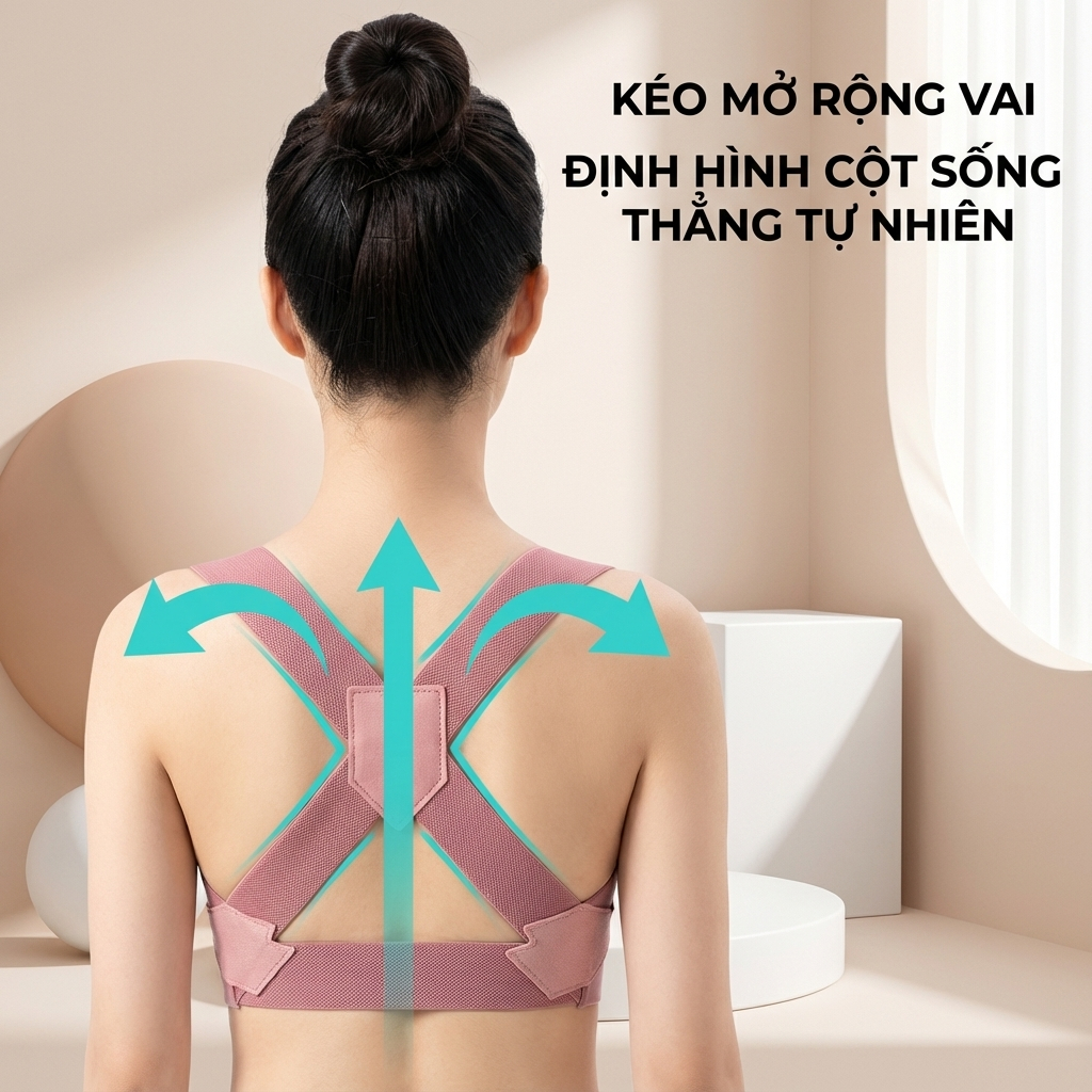 Đai Chống Gù Lưng Bảo Vệ Vòng 1