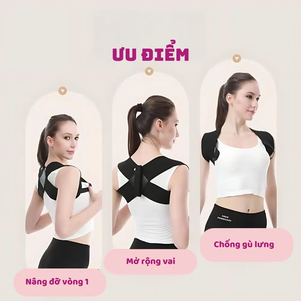 Đai Chống Gù Lưng Bảo Vệ Vòng 1