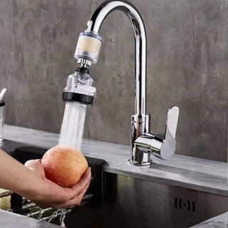 Đầu Lọc Tạp Chất Nối Vòi Nước Có Thể Xoay 360 Độ (2 Trục)