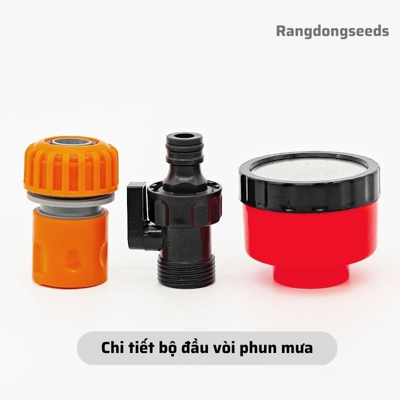 Đầu Vòi Phun Mưa Áp Lực Có Van Khóa Nước