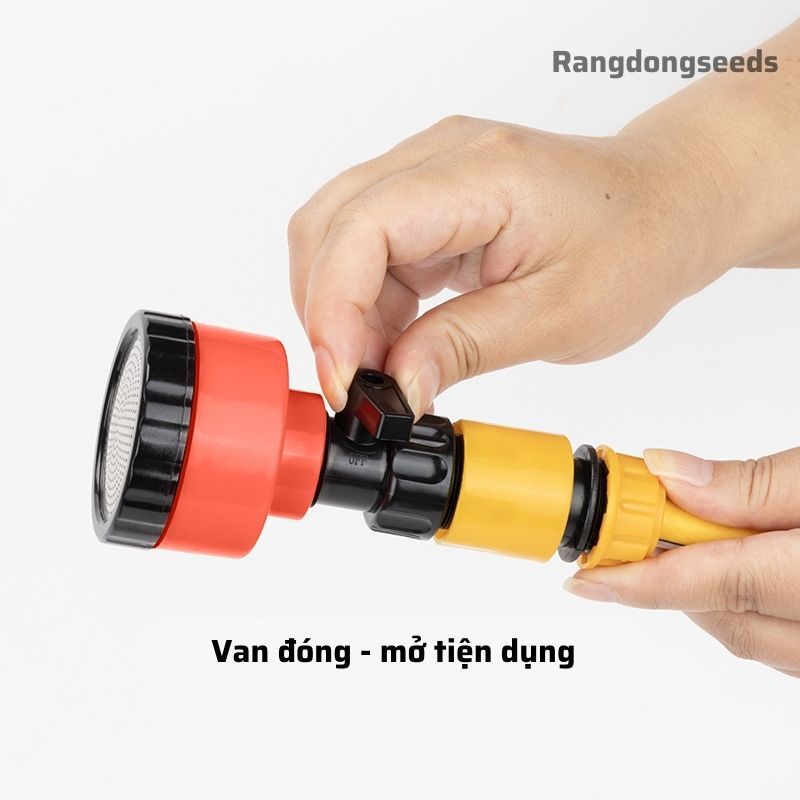 Đầu Vòi Phun Mưa Áp Lực Có Van Khóa Nước