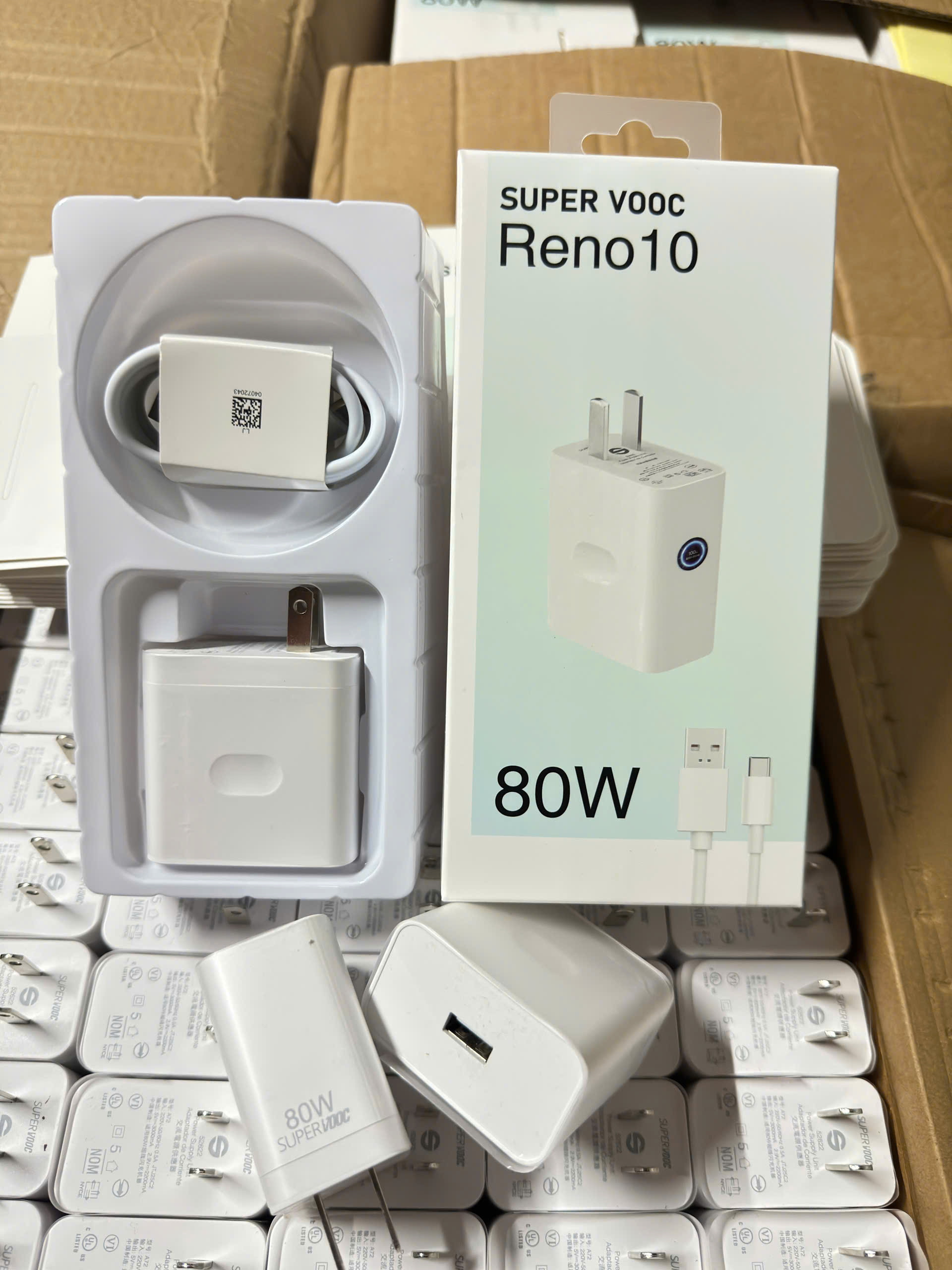 Bộ sạc Usb-TypeC Suppervooc TA-80w cho Oppo