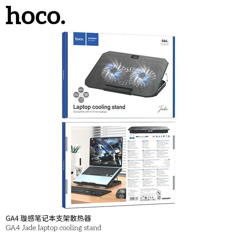 Quạt tản nhiệt Laptop 2 quạt Hoco GA4