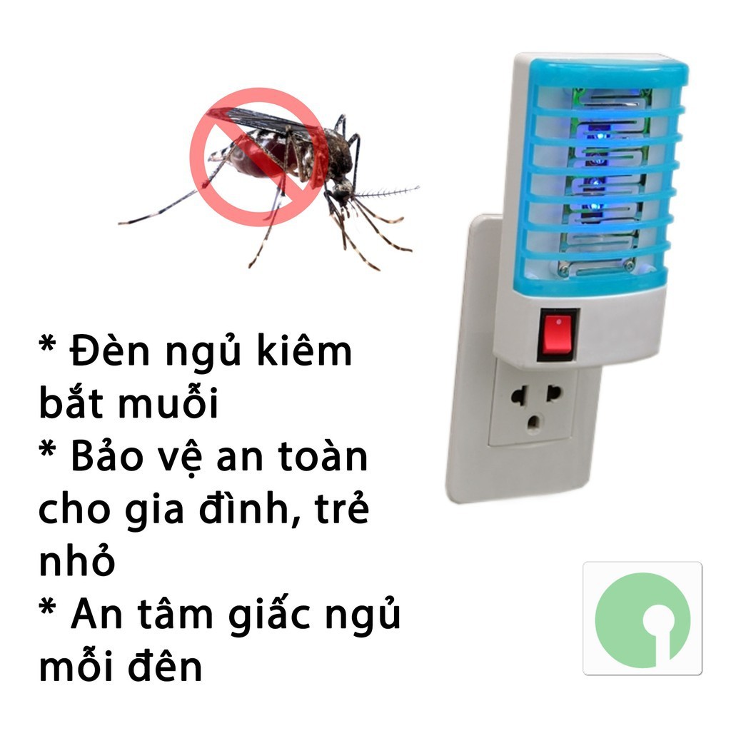 Đèn Bắt muỗi,côn trùng kiêm đèn ngủ cắm điện.